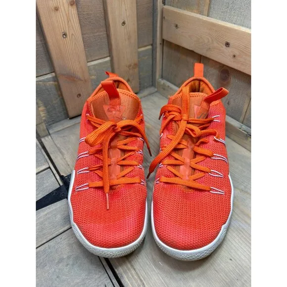 US11 Nike Hypershift TB Orange Blaze White Mens Basketball Shoes Sneakers