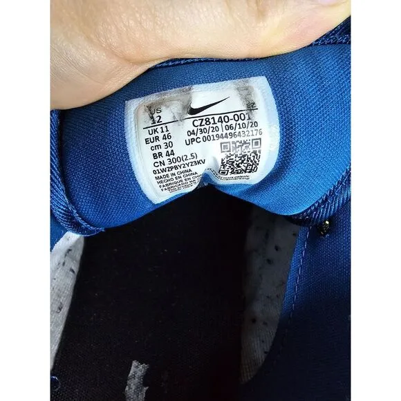 Used / Nike / Air Max 1 / Multi‎ Mix / Sneaker / Sz 12 / CZ8140 001 / ca. 2020