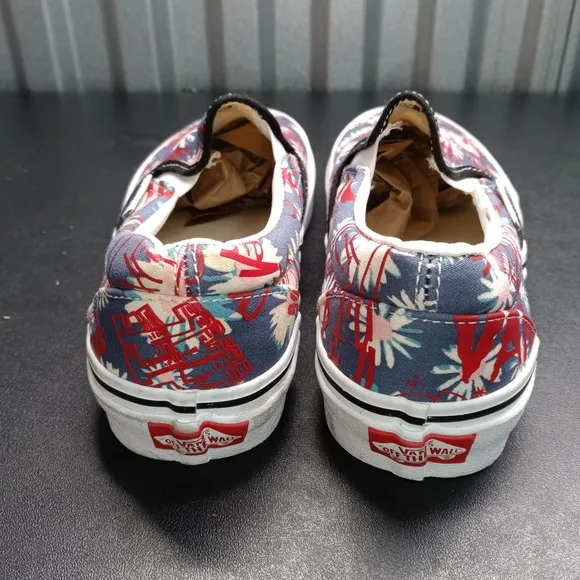 Vans Classic Men Women Floral Slip On Shoes