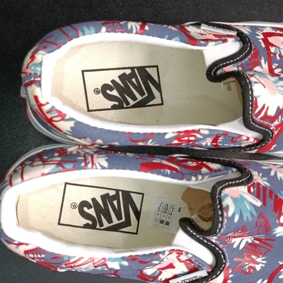 Vans Classic Men Women Floral Slip On Shoes