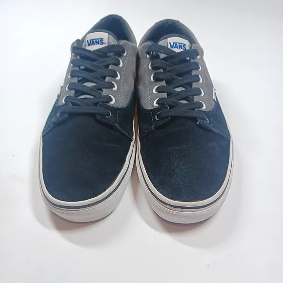 Vans Kress Rare Suede Leather Black Gray Men's Size 11.5 or 11 1/2