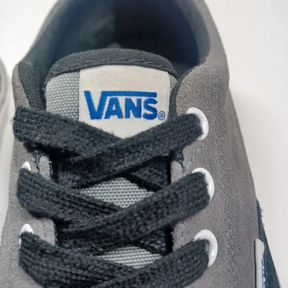 Vans Kress Rare Suede Leather Black Gray Men's Size 11.5 or 11 1/2