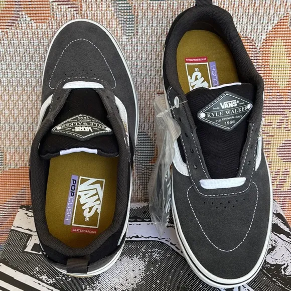Vans Men’s Kyle Walker(Twill) RavenVN0A5JIE87CSneakers - athletic shoes