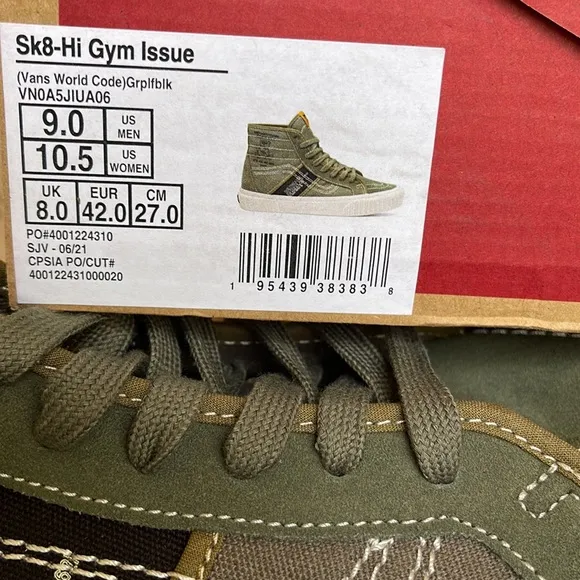 Vans Sk8-Hi Gym Issue Vans World Code Grplffblk WMNS