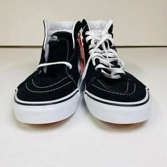 Vans Sk8-Hi Vans Logo Black True White Size US 13 Men's New VN0A32QGQW7 Sneakers