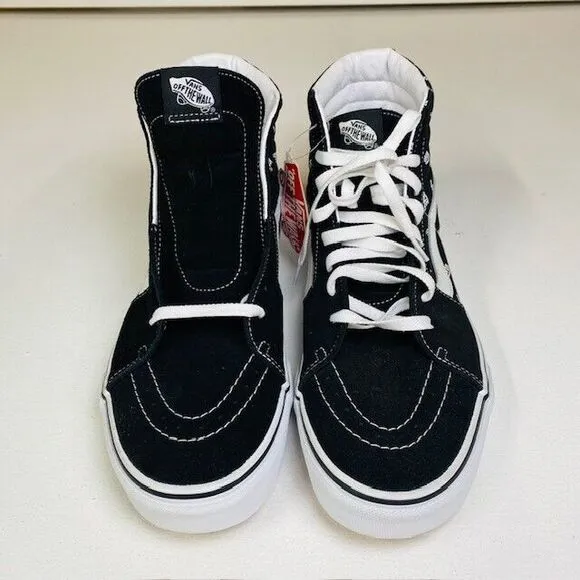 Vans Sk8-Hi Vans Logo Black True White Size US 13 Men's New VN0A32QGQW7 Sneakers