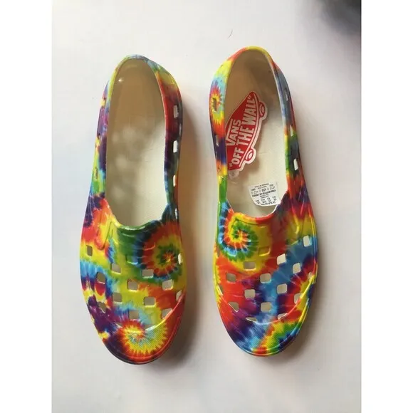 Vans Slip-On Mule Unisex Size 10 Tie Dye Trek Shoes