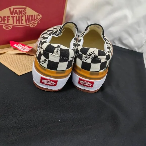 Vans stacked platform slip on **
