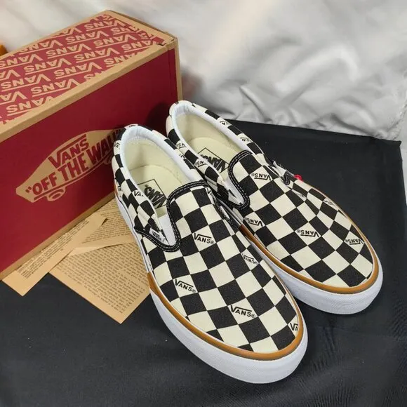 Vans stacked platform slip on **