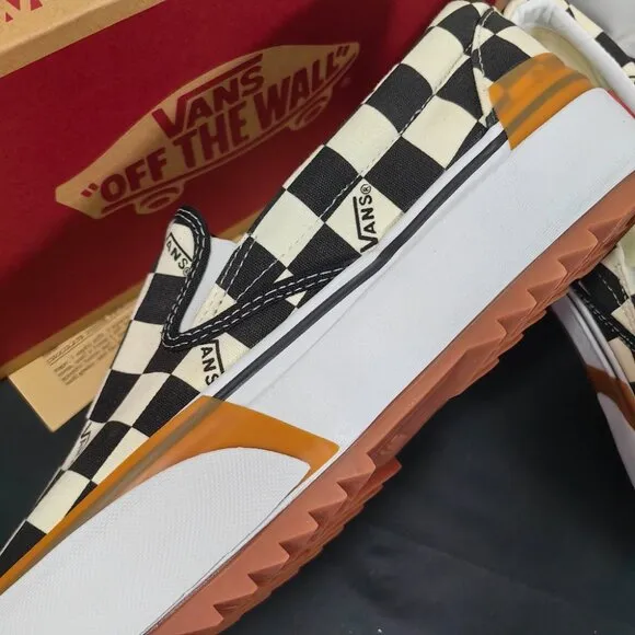 Vans stacked platform slip on **
