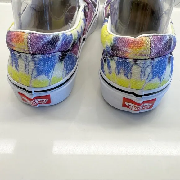 VANS Women’s Classic Slip On Washed Tie Dye Canvas Shoes Sneakers Size 7.5