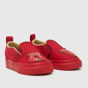 Vans x Haribo Red Slip-On Toddler Trainers Shoes ( 9.5 )