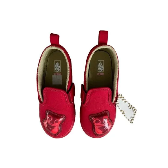 Vans x Haribo Red Slip-On Toddler Trainers Shoes ( 9.5 )