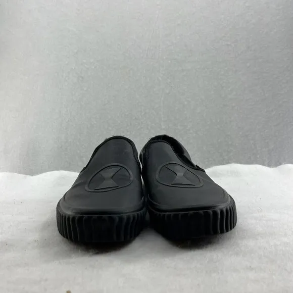 Vans x Marvel Shoes Mens Sz 7 Black Slip On Classic Cushioned Insole Logo Detail