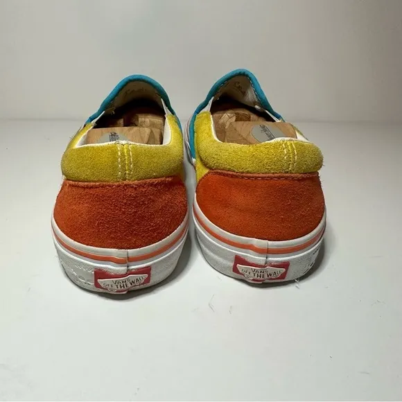 Vans X The Simpsons Slip On Bart Blue Multi Color Shoes Rare Mens Size 9