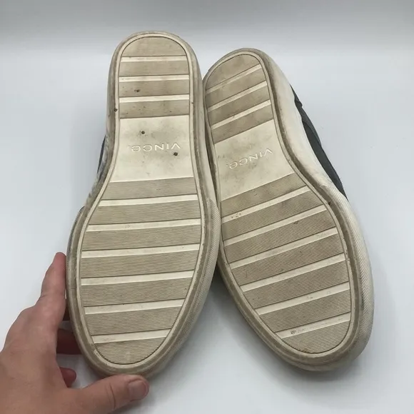 Vince Dark Grey Water Repellant Slip On Sneaker Shoes Men's Size 9.5