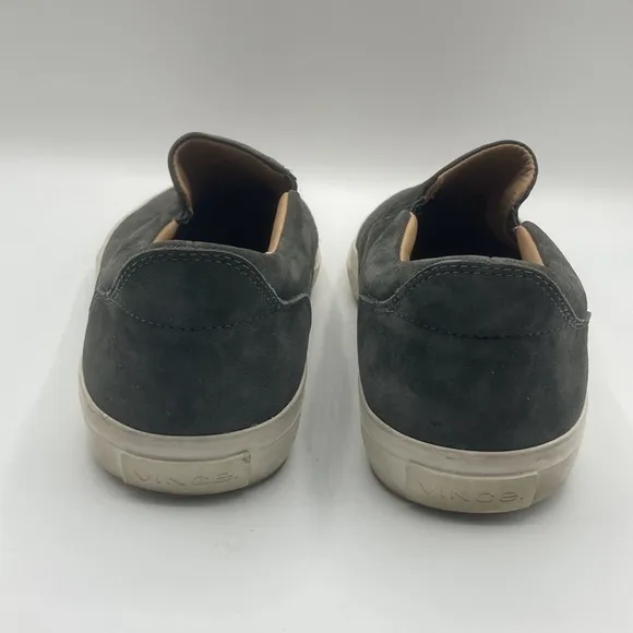 Vince Dark Grey Water Repellant Slip On Sneaker Shoes Men's Size 9.5