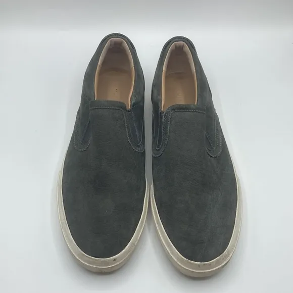 Vince Dark Grey Water Repellant Slip On Sneaker Shoes Men's Size 9.5