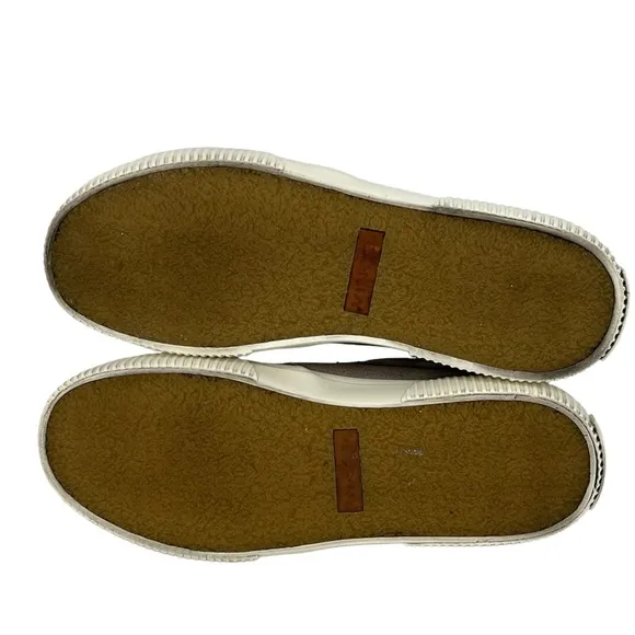 Vince Gray Kirkland Slip On Suede Gum Sole Casual Shoes Size 7M