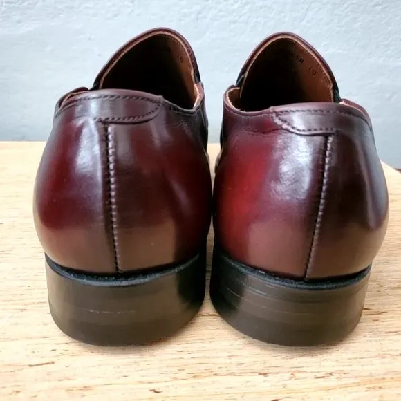 Vintage Breather Wright Leather Slip On Dress Shoes