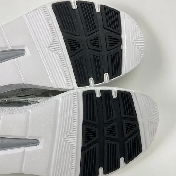 Vionic Adela Met White &amp; Metallic Silver Walking Shoe