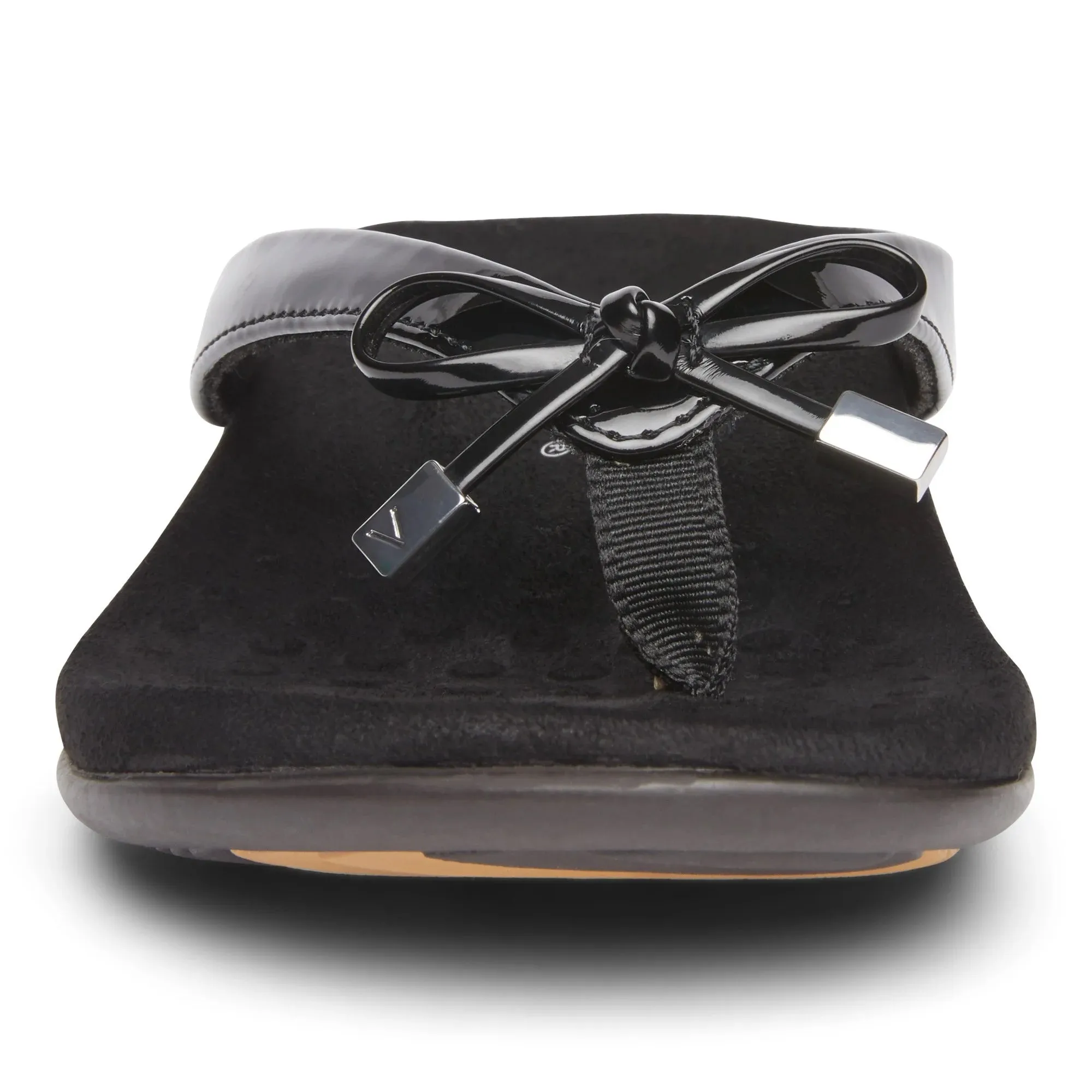 Vionic Bella ll Toe Post Sandal Black