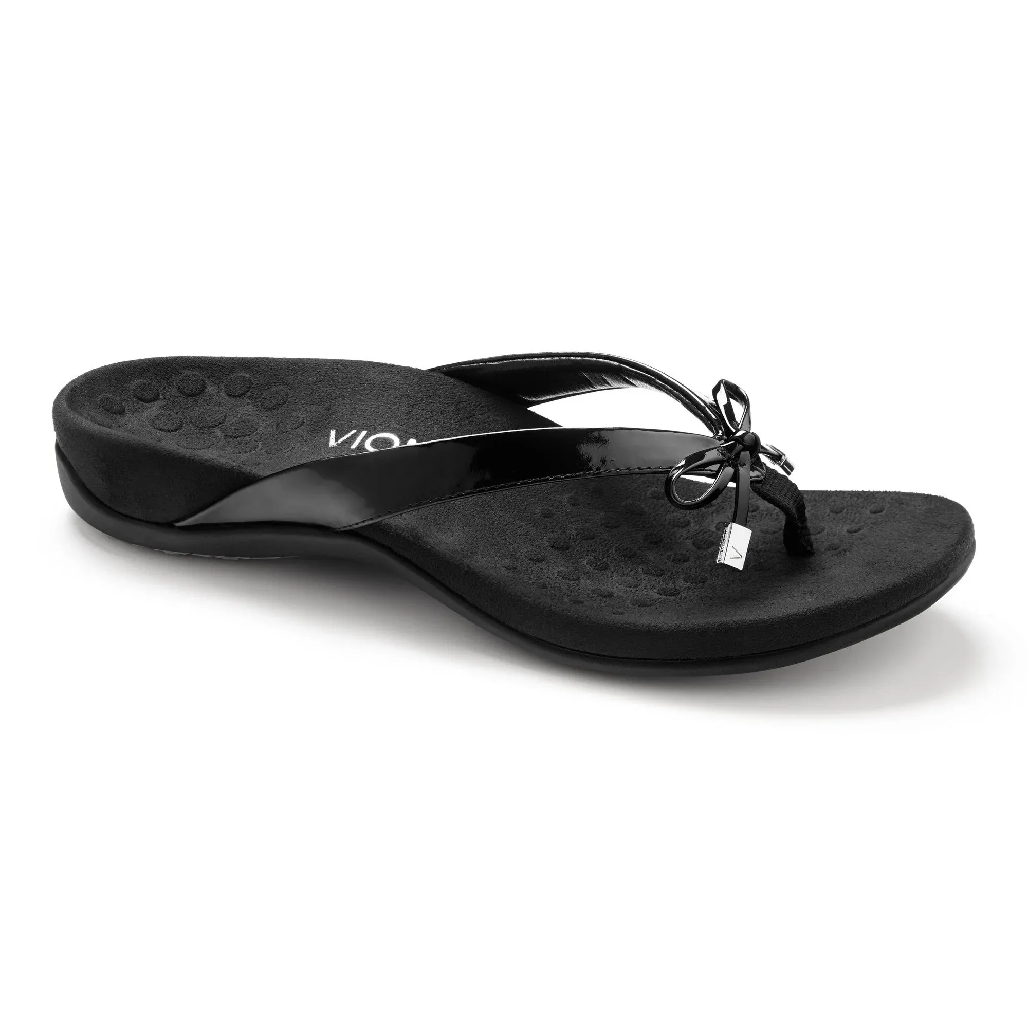 Vionic Bella ll Toe Post Sandal Black