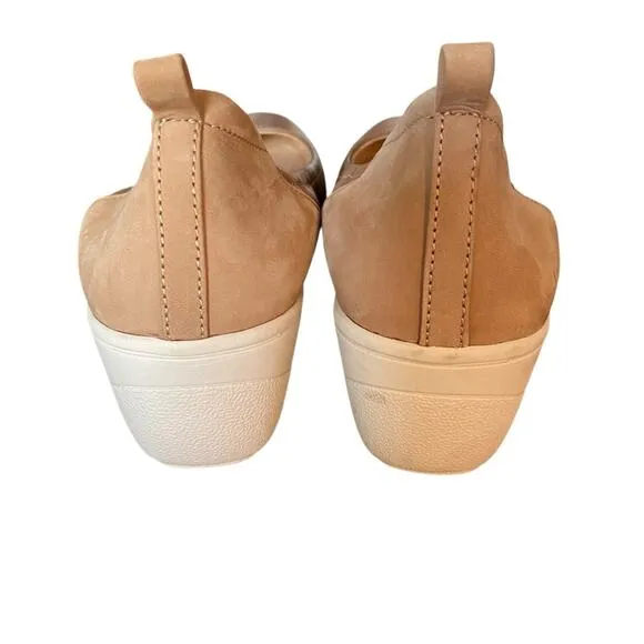 Vionic Jacey Slip On Wedge Shoes Toffee Tan size 9