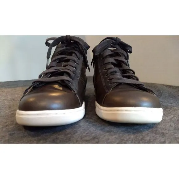 VIONIC Leather Sneakers Malcom‎ Suede Hi Top Casual Comfort Lace Up Shoes Mens 8