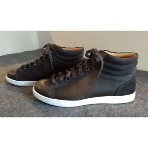 VIONIC Leather Sneakers Malcom‎ Suede Hi Top Casual Comfort Lace Up Shoes Mens 8