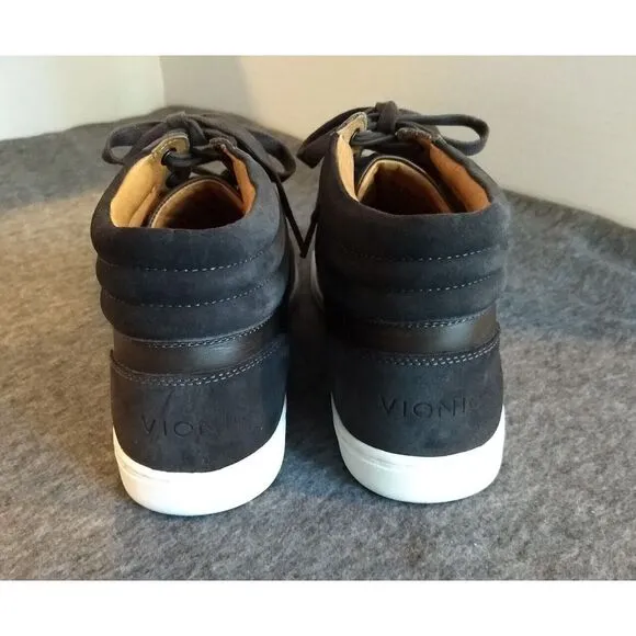 VIONIC Leather Sneakers Malcom‎ Suede Hi Top Casual Comfort Lace Up Shoes Mens 8