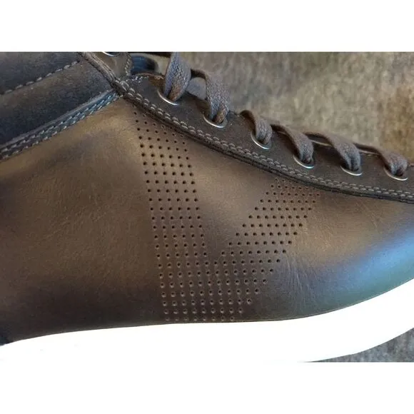 VIONIC Leather Sneakers Malcom‎ Suede Hi Top Casual Comfort Lace Up Shoes Mens 8