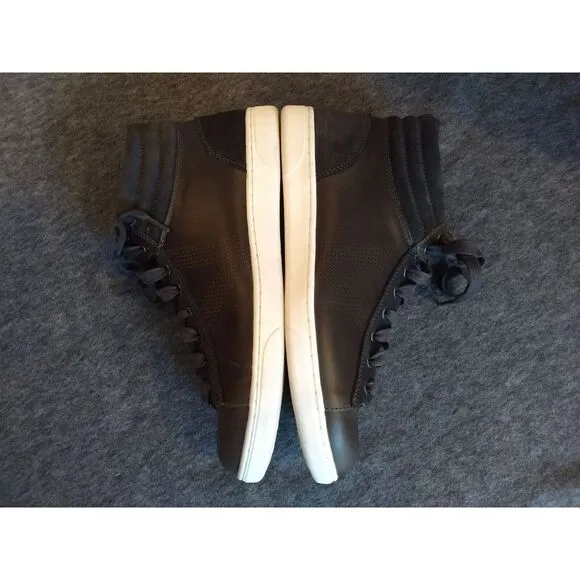 VIONIC Leather Sneakers Malcom‎ Suede Hi Top Casual Comfort Lace Up Shoes Mens 8