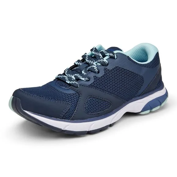VIONIC TOKYO WOMEN'S LACE UP WALKING SHOE NAVY - 10 MEDIUM