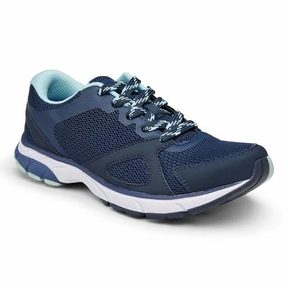 VIONIC TOKYO WOMEN'S LACE UP WALKING SHOE NAVY - 10 MEDIUM