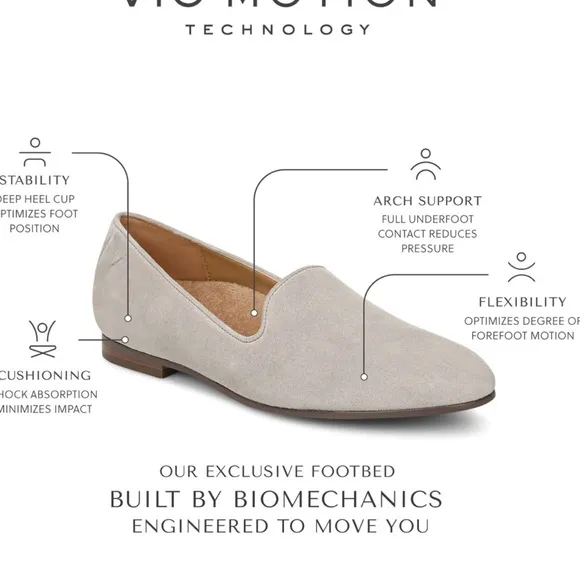 VIONIC WILLA SLIP ON FLAT