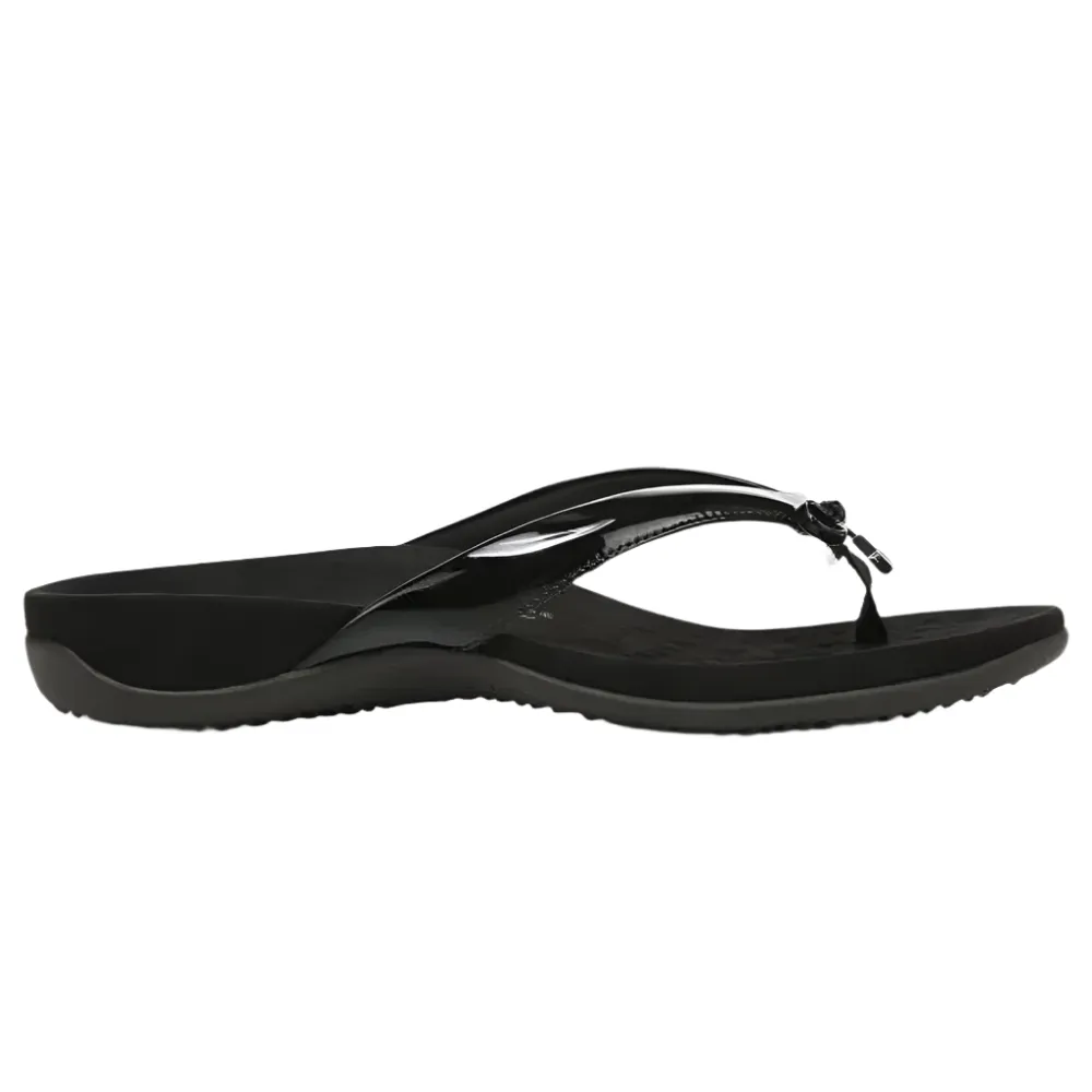 Vionic Women's Bella Toe Post Sandal Black