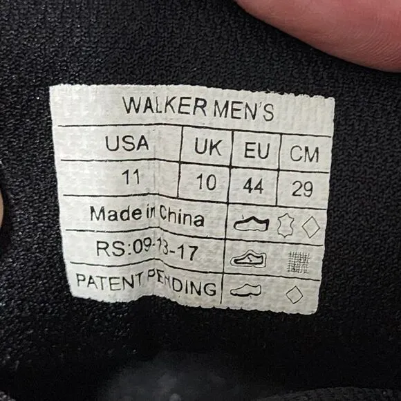 Vionic Walker Men's Athletic Walking Shoes Size 11 Black