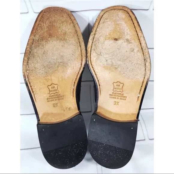 Vito Rufolo Leather Tassel Loafers Slip On Shoes