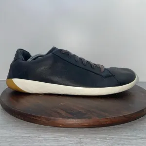 Vivobarefoot Mens 13 US 47 EU Trainers Geo Court II Black Leather Shoes Sneaker