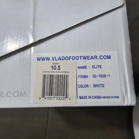 Vlado designer mens white slip-on loafer shoes NIB