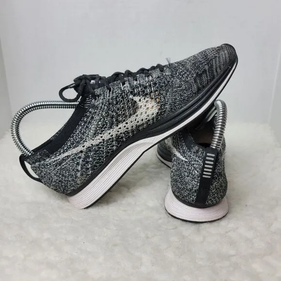 Vtg Nike Flyknit Racer Oreo 2.0 Men's Size 5  Running Shoes OG 526628-012