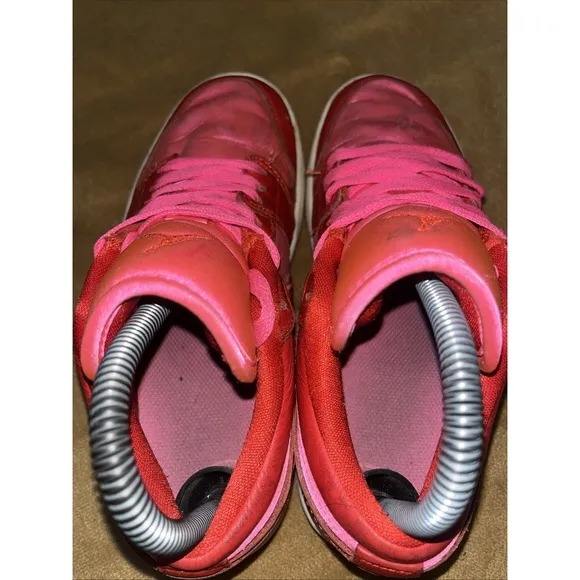 WMNS NIKE AIR JORDAN 1 LOW SE &quot;VALENTINES&quot; PINK BLAST-RED SZ 6 [FB9893-600] Shoe