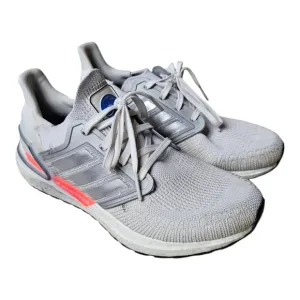 Women's Adidas Ultraboost 20 NASA FX7992 White Running Shoes - Size 8.5