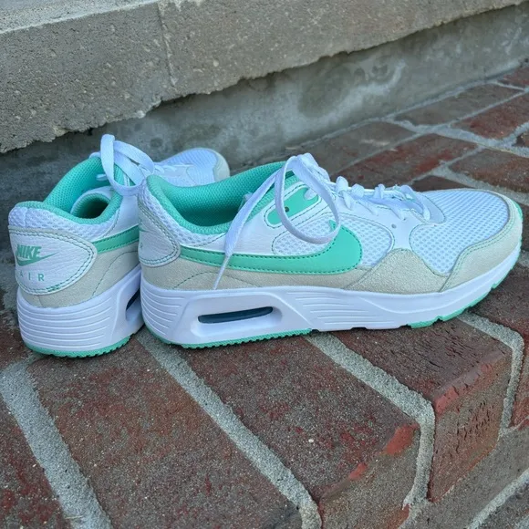 Womens Nike Air Max SC White/Emerald Rise-Jade Ice Running Shoes FN7163 100 NEW