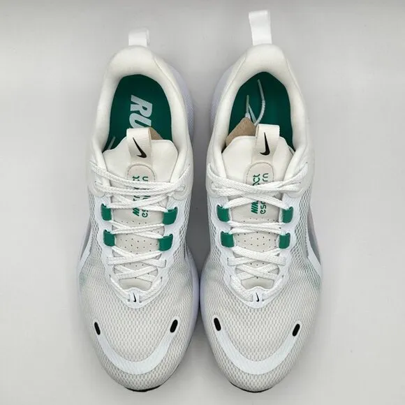 Women's Nike React Escape RN White Gree Running shoes Size 10 DJ9976-103