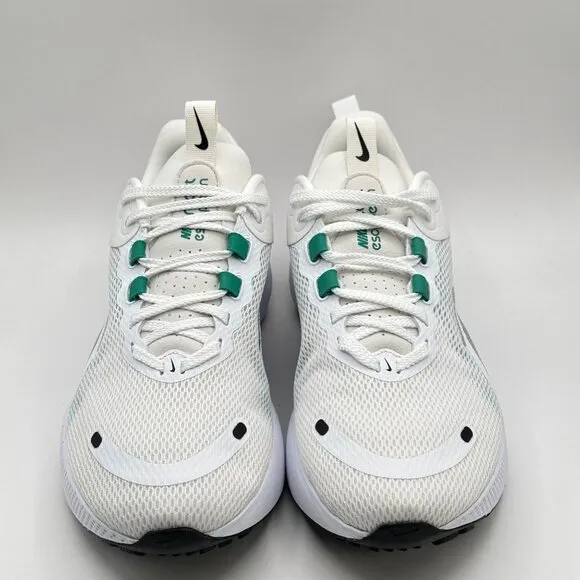 Women's Nike React Escape RN White Gree Running shoes Size 10 DJ9976-103