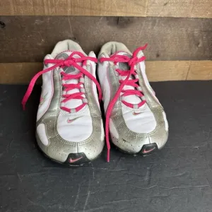 Women's Nike Shox Cross Trainer Shoes Size 8.5‎ Rn 322315-161 White Pink
