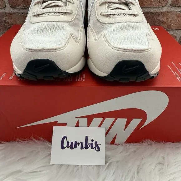 Women's Size 11.5 /Men's 10 Nike Air Max Solo White Sail/Brown Gym Workout Shoes