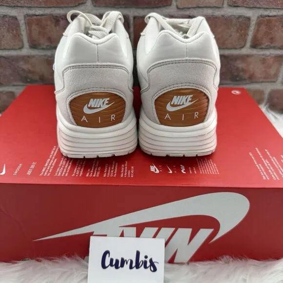Women's Size 11.5 /Men's 10 Nike Air Max Solo White Sail/Brown Gym Workout Shoes